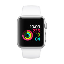 Apple Watch - Silver Aluminum Case with White Sport Band