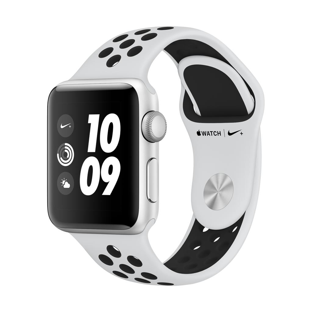 Apple Watch Nike+ - Silver Aluminum Case with Pure Platinum/Black Nike Sport Band