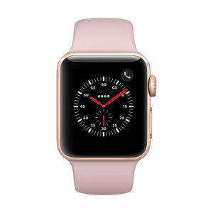 Apple Watch - Gold Aluminum Case with Pink Sand Sport Band