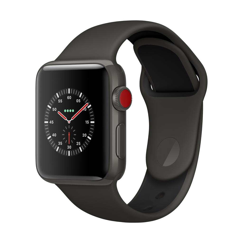 Apple Watch Edition - Gray Ceramic Case with Gray/Black Sport Band